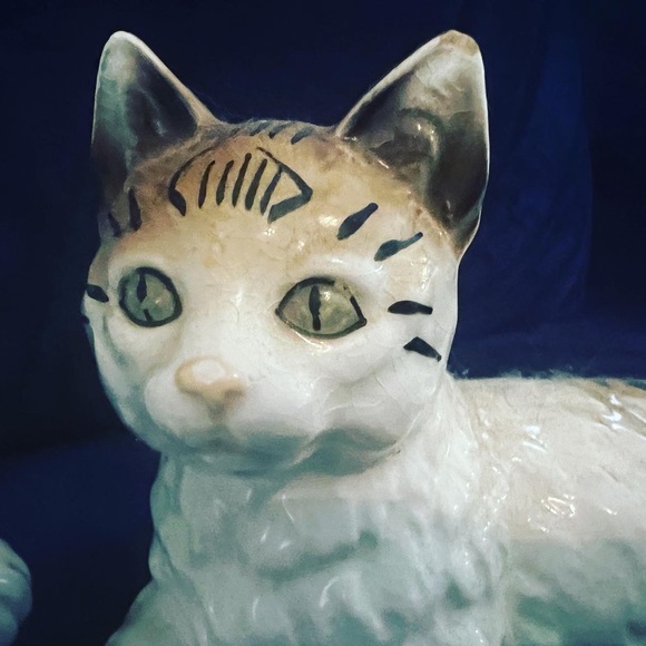 🐈‍⬛ VINTAGE 1960’s CERAMIC CAT KITTY DECOR PIECES - Picture 7 of 10